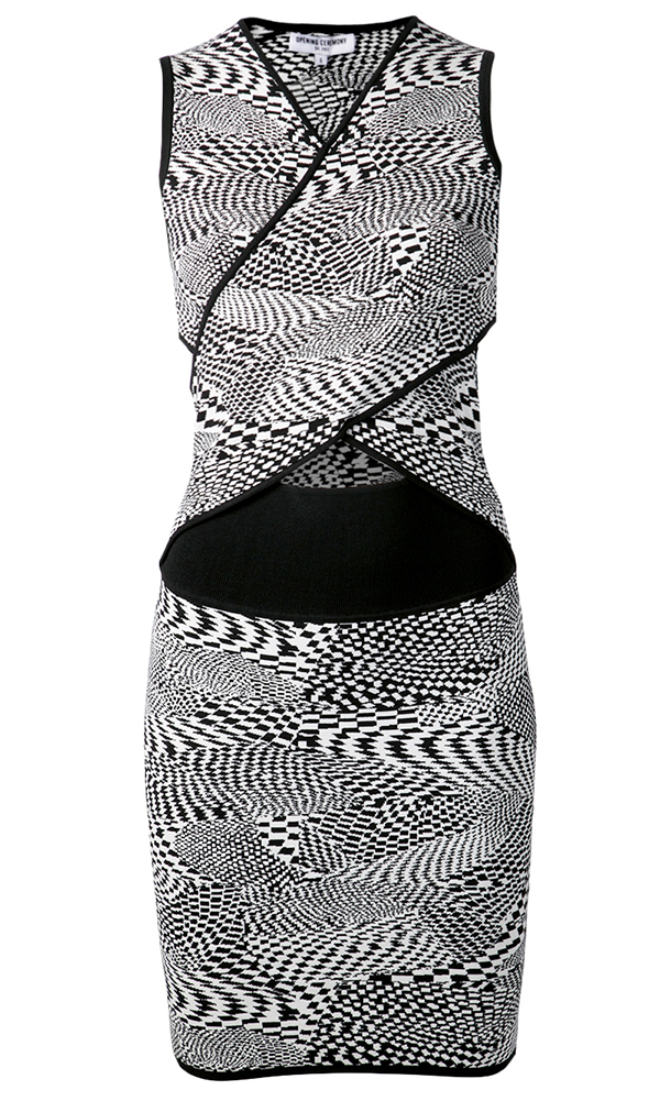 Aztec bodycon dress
